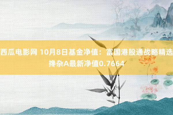 西瓜电影网 10月8日基金净值：富国港股通战略精选搀杂A最新净值0.7664