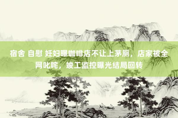 宿舍 自慰 妊妇曝咖啡店不让上茅厕，店家被全网叱咤，竣工监控曝光结局回转