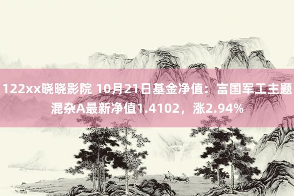 122xx晓晓影院 10月21日基金净值：富国军工主题混杂A最新净值1.4102，涨2.94%