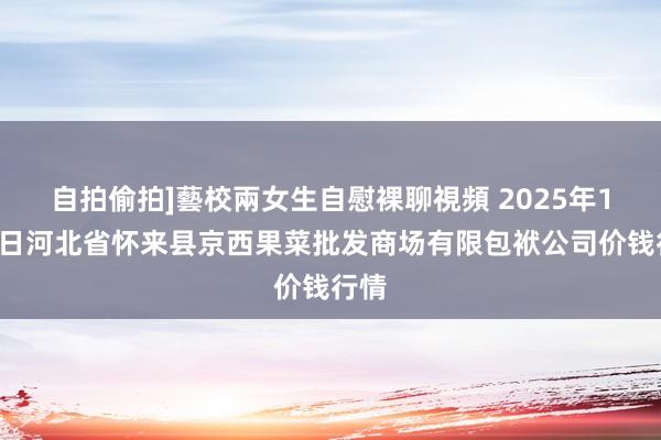 自拍偷拍]藝校兩女生自慰裸聊視頻 2025年1月7日河北省怀来县京西果菜批发商场有限包袱公司价钱行情