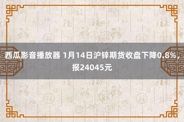 西瓜影音播放器 1月14日沪锌期货收盘下降0.8%，报24045元