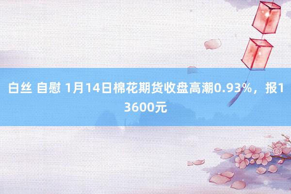 白丝 自慰 1月14日棉花期货收盘高潮0.93%，报13600元