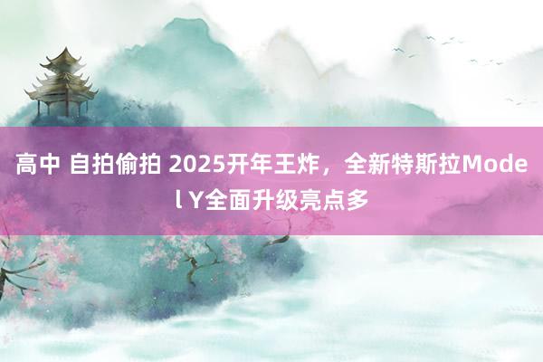 高中 自拍偷拍 2025开年王炸，全新特斯拉Model Y全面升级亮点多